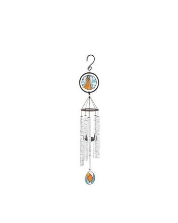 Carsons 35 Stained Glass Wind Chime - Tears Flower Arrangement