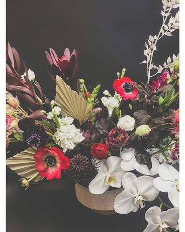 Moody Merlot Flower Arrangement