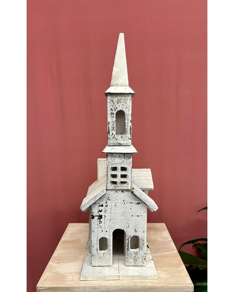 Wooden Church with Chimney in Hendersonville TN - Brown's Florist