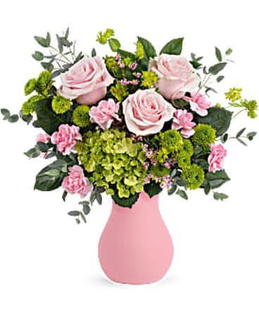 Teleflora's Breezy Pink Bouquet Flower Arrangement