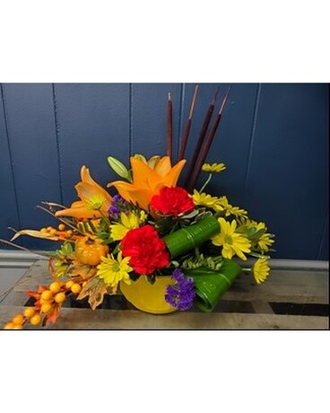 Welcome Fall Flower Arrangement