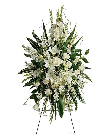 Heartfelt Sympathy Spray Flower Arrangement