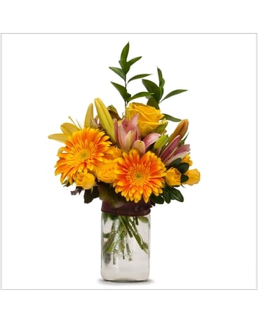 Pink Lemonade Flower Arrangement