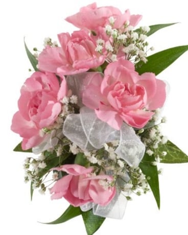 Pink Wrist Corsage in Moncton NB - Macarthur's Flower Shop