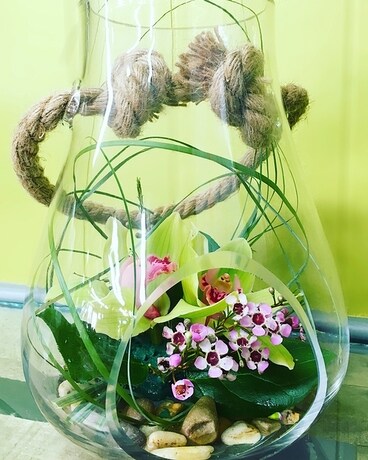 Double Orchid Flower Arrangement