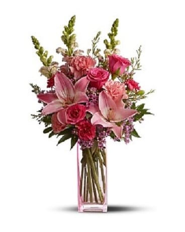 Pink Wink Bouquet Flower Arrangement