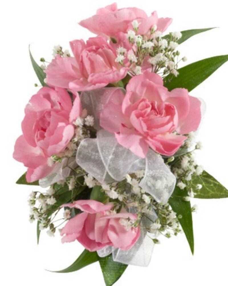 Pink Wrist Corsage in Moncton NB - Macarthur's Flower Shop