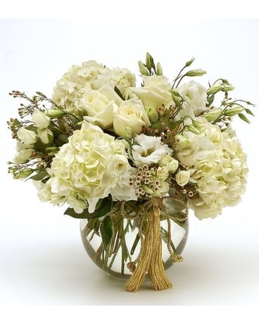 White Tassel Flower Arrangement