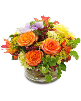 Essence of Autumn Flower Arrangement