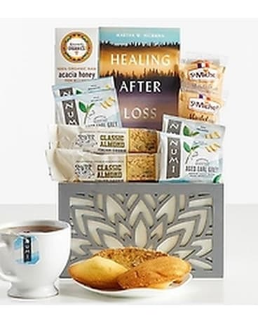 With Sympathy and Support Gift Basket