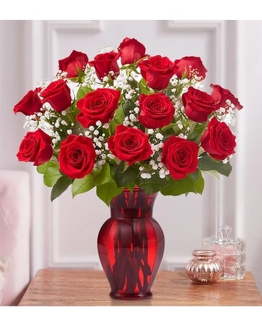 18 Red Roses in Allentown PA - Ashley's Florist