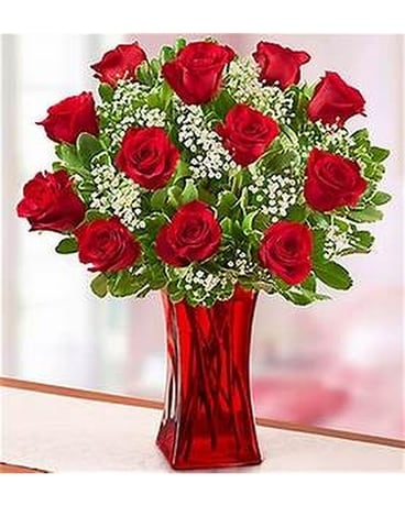 Red Roses arranged