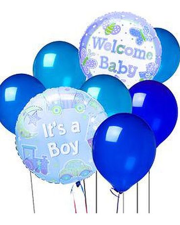 Baby Boy Balloon Bouquet Gifts