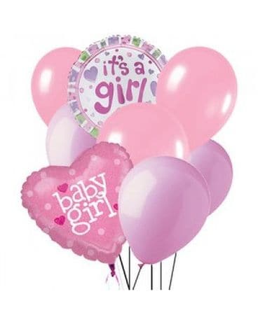 Baby Girl Balloon Bouquet Gifts