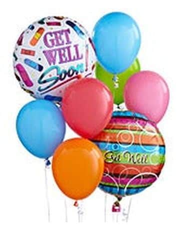 Get Well Balloon Bouquet Gifts