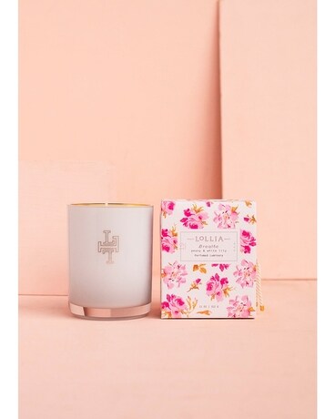 Breathe luminary Flower Arrangement