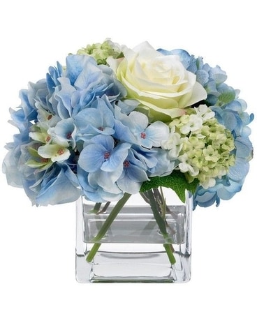 Blushing Baby Boy Flower Arrangement