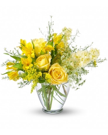 Delicate Yellow Flower Arrangement