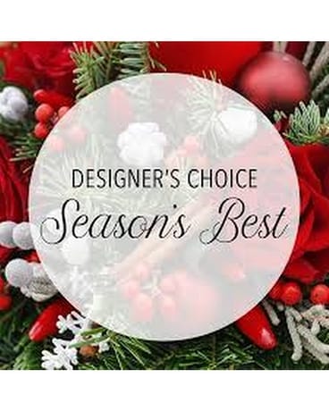 Holiday Designer Choice Flower Arrangement