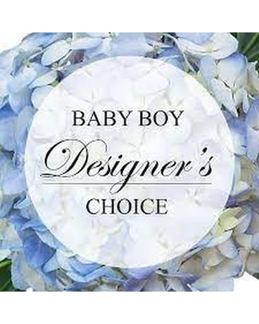 Baby Boy Designer Choice Flower Arrangement
