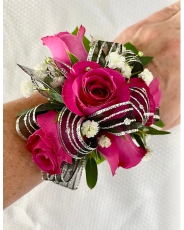 【MARGARIN FINGERS】25ss ROSE CORSAGE SATIN MINI DRESS Pink Satin Corsage Mini Dress – Rare London