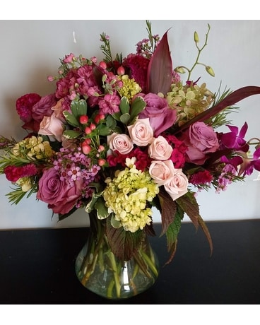 Burgandy wine Flower Arrangement