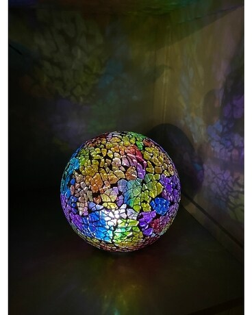 Decorative LED Mosaic Orb-Rainbow Gifts