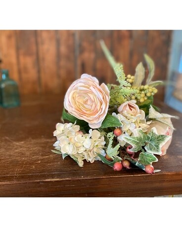 Blush Hand-Tied Silk Bouquet Gifts