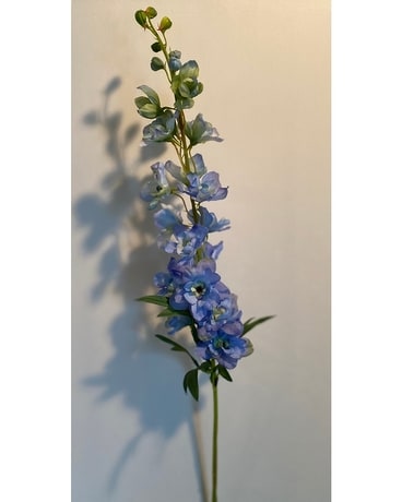 Blue Delphinium Silk Stem Flowers