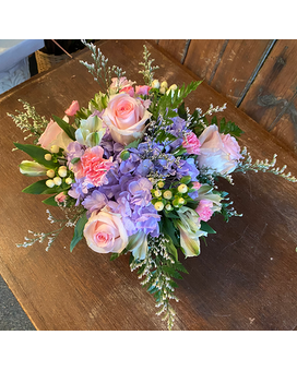 Full Of Pink and Purple Flower Arrangement