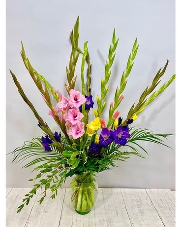 Garden of Gladioli Flower Arrangement