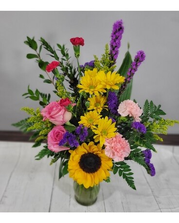 Thanks A Bunch Flower Arrangement