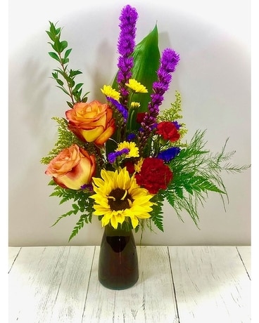 Thanks A Bunch Flower Arrangement