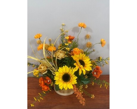 Brighten Your Day Silk Flower Arrangement