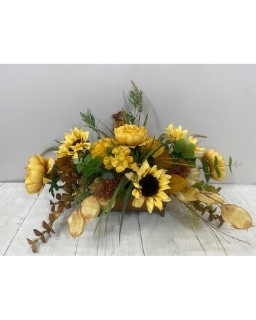 Bask in the Sun Silk Flower Arrangement