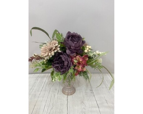 Muted Musings Silk Flower Arrangement