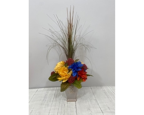Stand Tall Silk Flower Arrangement