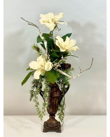 Tall White Flower Arrangement