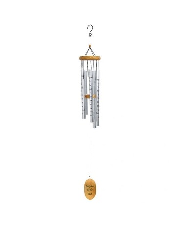 Wooden Footprints In The Sand Wind Chime Flower Arrangement