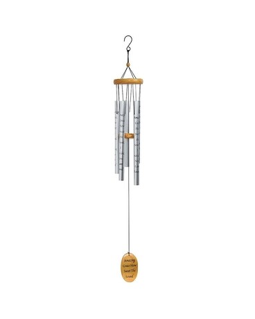 Wooden Amazing Grace Wind Chime Flower Arrangement