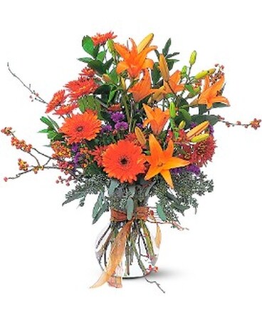 Halloween Harvest Flower Arrangement