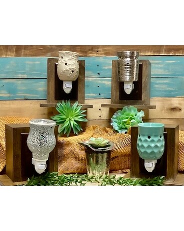 Candle Warmer Plug In Flower Arrangement