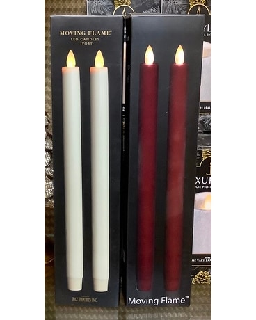 Liown Flameless Candlesticks Flower Arrangement