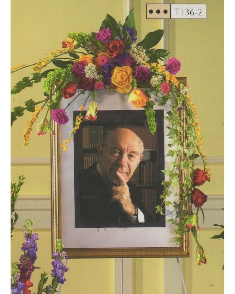 Portrait Framing Tribute in Brooklyn NY - Barbara's Flower Shop