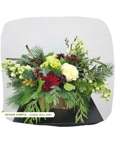 Golden Gathering Flower Arrangement