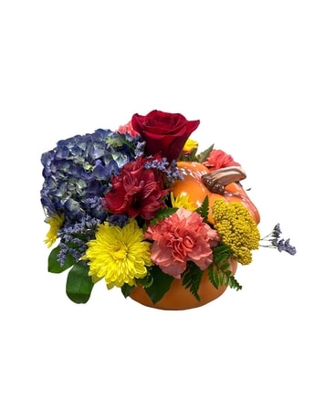 Pumpkin Spice Flower Arrangement