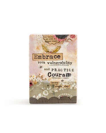 DEMDACO PRACTIC COURAGE PLAQUE Gifts