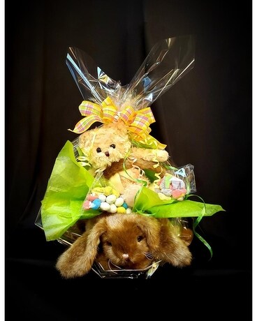 Bearington BROWN BUNNY BASKET Gifts