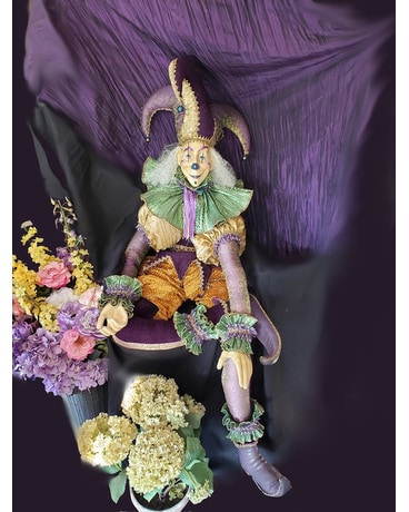 Mardi Gras Jester by Katherine's Collection Gifts