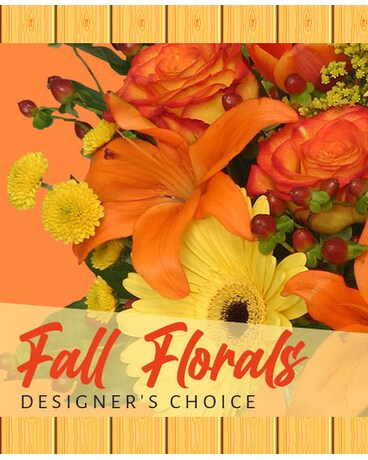 NAGENGAST Fall Floral 'DESIGNER'S CHOICE!' Flower Arrangement
